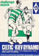 Glasgow Celtic v Dynamo Kiev   07-Feb-1972
