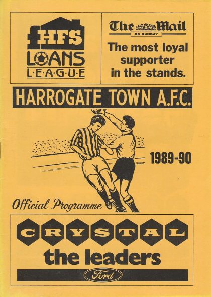 Harrogate Town v Leeds United 20-Jul-1989