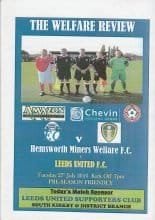 Hemsworth Miners Welfare v Leeds United 27-Jul-2010