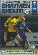 FC Halifax Town v Leyton Orient  20-Jan-2018