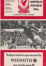Liverpool v Arsenal 07-Apr-1979