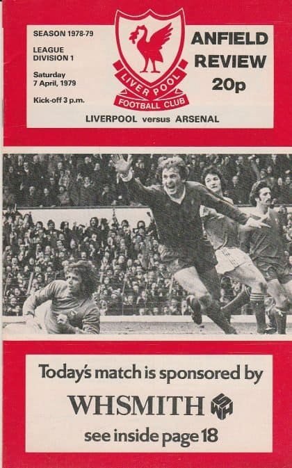 Liverpool v Arsenal 07-Apr-1979