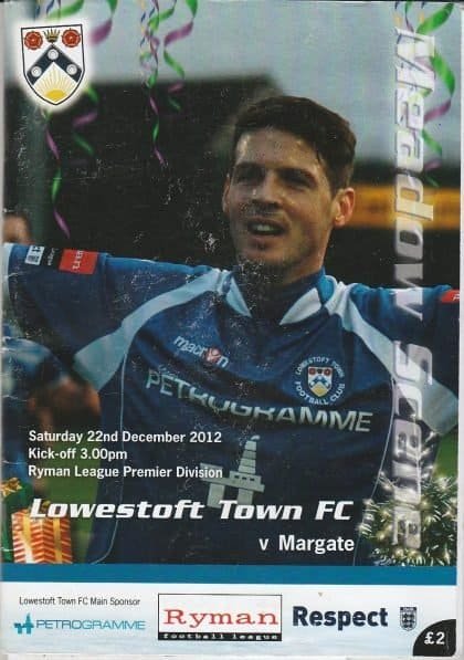 Lowestoft Town v Margate  22-Dec-2012