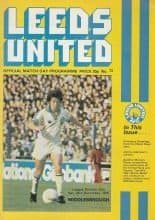 Leeds United v Middlesbrough 23-Dec-1978