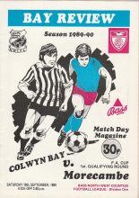 Colwyn Bay v Morecambe 16-Sep-1989
