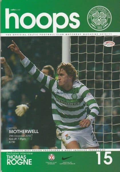 Glasgow Celtic v Motherwell  29-Dec-2010