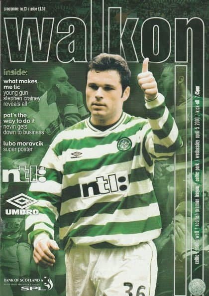Glasgow Celtic v Motherwell 05-Apr-2000