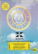 Colchester United v Notts County  03-Aug-2002