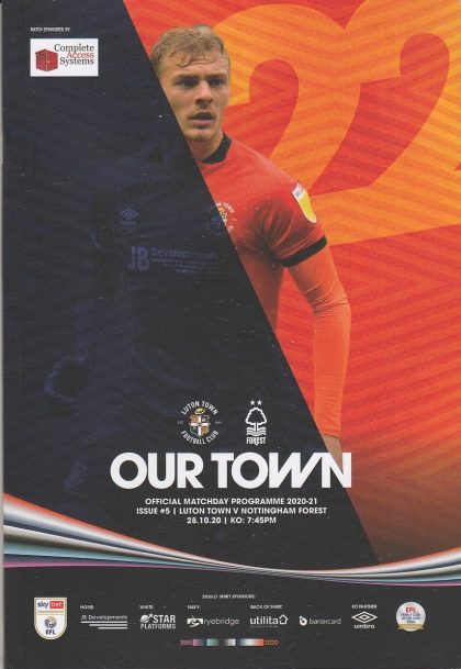 Luton Town v Nottingham Forest  28-Oct-2020
