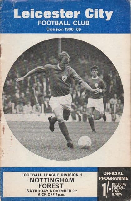 Leicester City v Nottingham Forest   09-Nov-1968