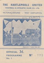 Hartlepool United v Oldham Athletic 21-Aug-1961