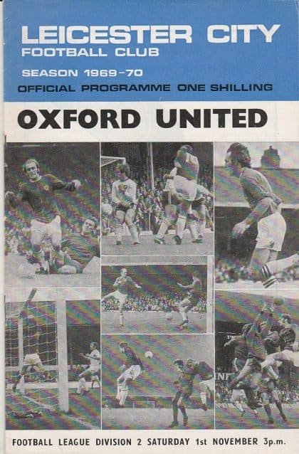 Leicester City v Oxford United  01-Nov-1969