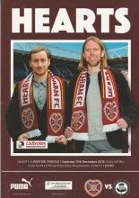 Heart of Midlothian v Partick Thistle  17-Dec-2016