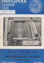 Hartlepool United v Peterborough United 07-Nov-1970