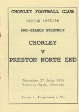 Chorley v Preston North End 27-Jul-1995