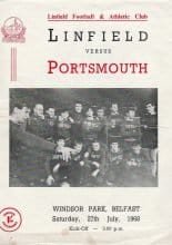 Linfield v Portsmouth 27-Jul-1968