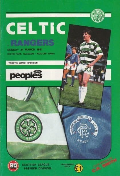 Glasgow Celtic v Glasgow Rangers 24-Mar-1991