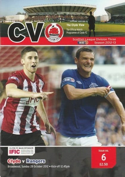 Clyde v Glasgow Rangers 28-Oct-2012