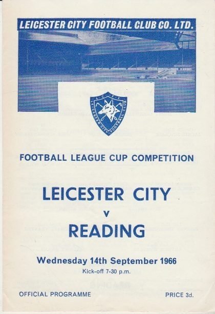 Leicester City v Reading  14-Sep-1966