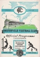 Chesterfield v Reading 27-Feb-1960
