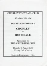 Chorley v Rochdale  03-Aug-1995