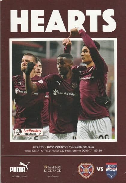 Heart of Midlothian v Ross County 01-Mar-2017