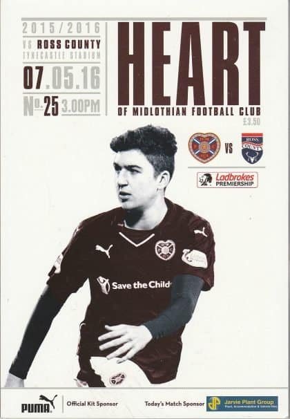 Heart of Midlothian v Ross County 07-May-2016