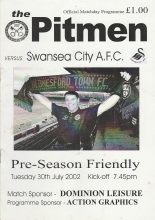 Hednesford Town v Swansea City 30-Jul-2002