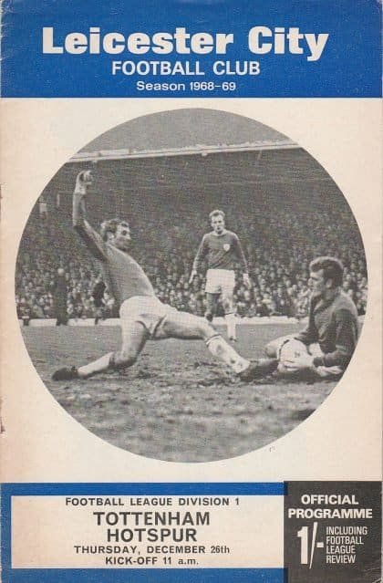 Leicester City v Tottenham Hotspur 26-Dec-1968