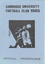 Cambridge University v Tottenham Hotspur  31-Oct-1985