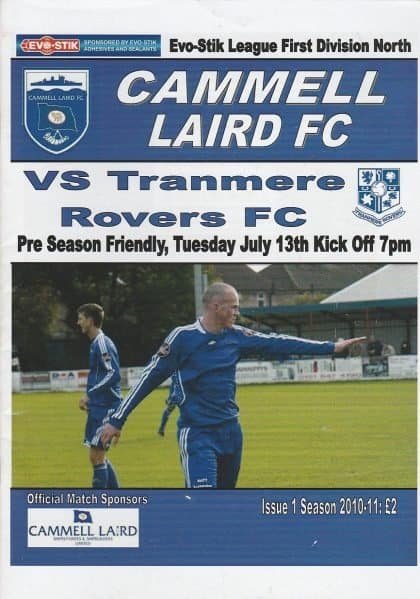 Cammell Laird v Tranmere Rovers 13-Jul-2010