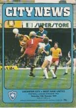 Leicester City v West Ham United 13-Oct-1979