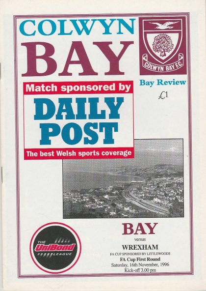 Colwyn Bay v Wrexham 16-Nov-1996