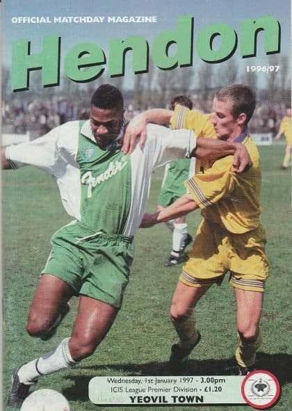Hendon v Yeovil Town 01-Jan-1997