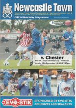 Newcastle Town v Chester FC  14-Dec-2010