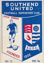 Southend United Official Handbook 1971-72