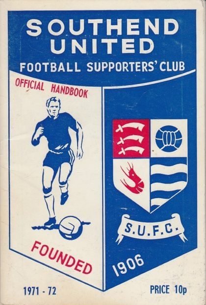 Southend United Official Handbook 1971-72
