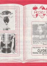 Hamilton Academical v Clydebank 15-Dec-1984