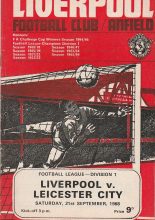 Liverpool v Leicester City 21-Sep-1968