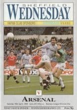 Sheffield Wednesday v Arsenal 30-Apr-1988