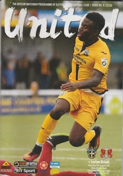 Sutton United v Leyton Orient 05-Aug-2017