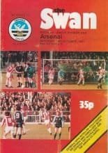 Swansea City v Arsenal  10-Oct-1981