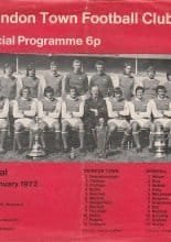 Swindon Town v Arsenal  15-Jan-1972