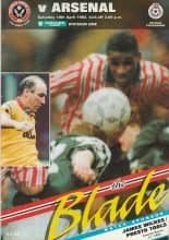 Sheffield United v Arsenal 18-Apr-1992