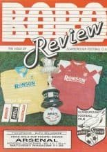 Scarborough v Arsenal  23-Dec-1992