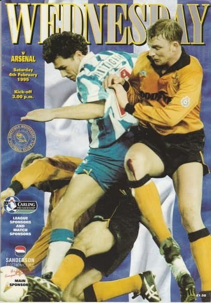 Sheffield Wednesday v Arsenal 04-Feb-1995