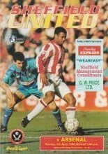 Sheffield United v Arsenal 04-Apr-1994