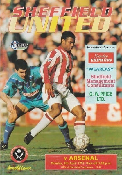 Sheffield United v Arsenal 04-Apr-1994