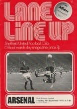 Sheffield United v Arsenal 04-Sep-1973