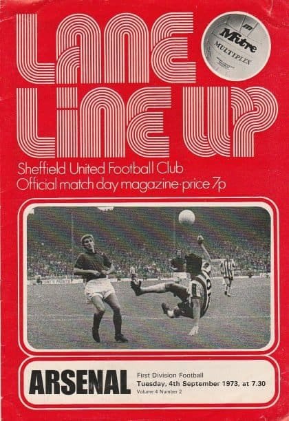 Sheffield United v Arsenal 04-Sep-1973